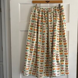 Colorful Butterfly Print Skirt Handmade Size Small/Medium